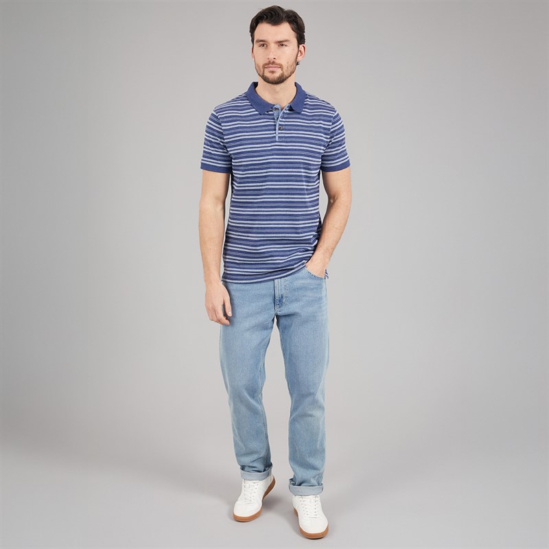 Saltwell Mens Salvador Polo Shirt French Navy Marl