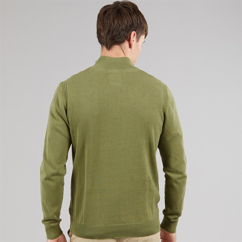 Saltwell Mens Katun 1/4 Zip Jumper Sage