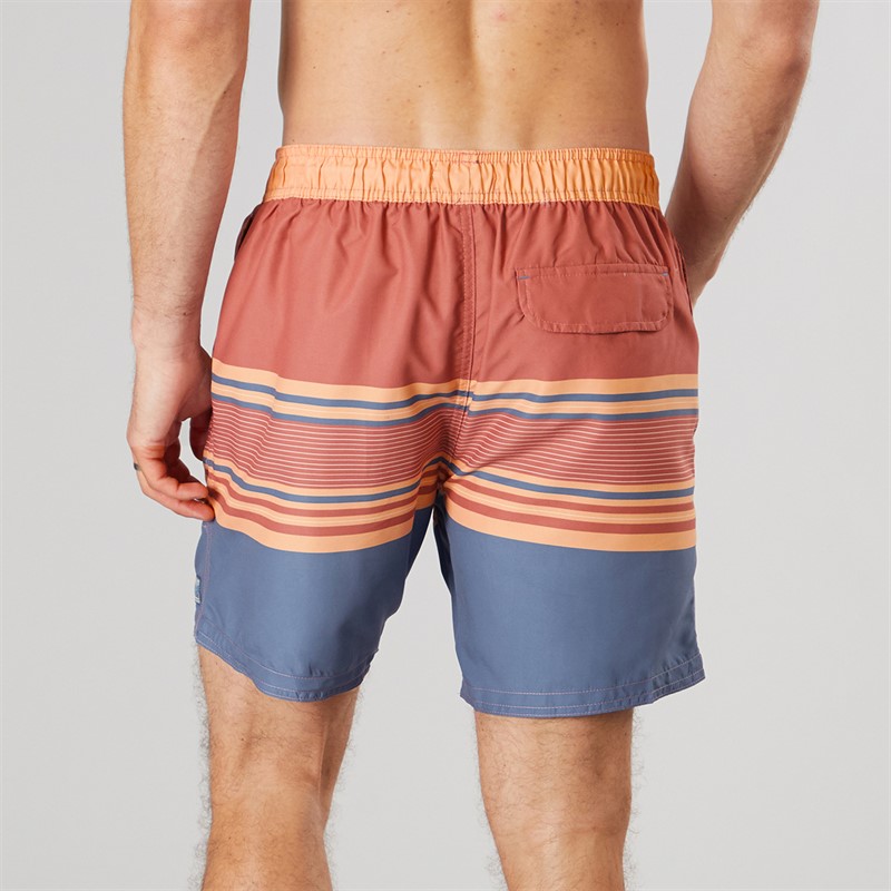 Saltwell Mens Cusco Swim Shorts Light Coral Light Charcoal