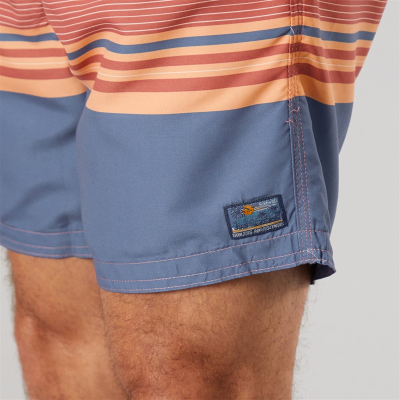 Saltwell Mens Cusco Swim Shorts Light Coral Light Charcoal