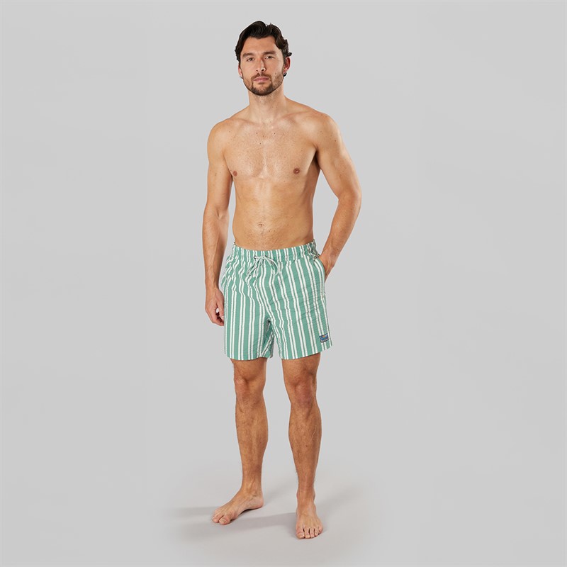 Saltwell Mens Belize Swim Shorts Aqua Green