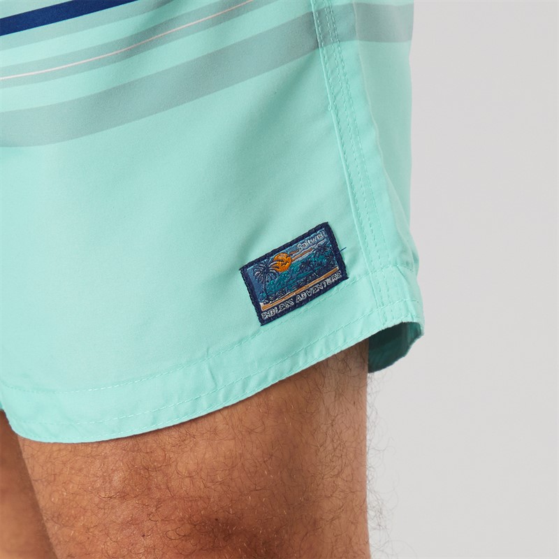 Saltwell Mens Cusco Swim Shorts Dark Mint