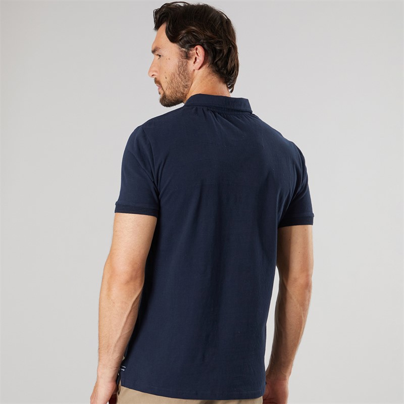 Saltwell Mens Coastal Polo Shirt Navy