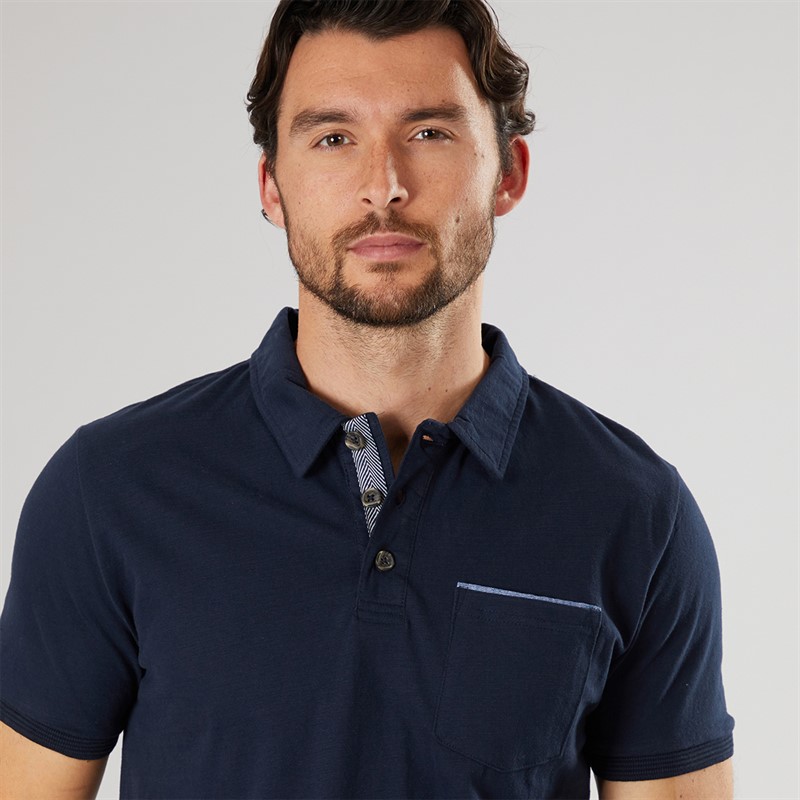 Saltwell Mens Coastal Polo Shirt Navy