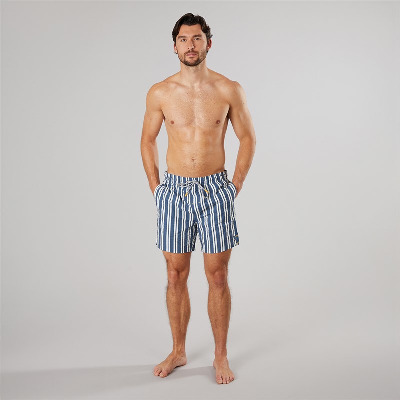 Saltwell Mens Belize Swim Shorts Denim Blue