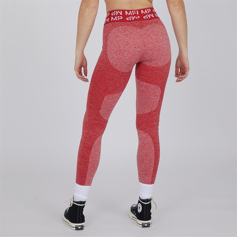 MYPROTEIN Womens Curve Tight Leggings Red