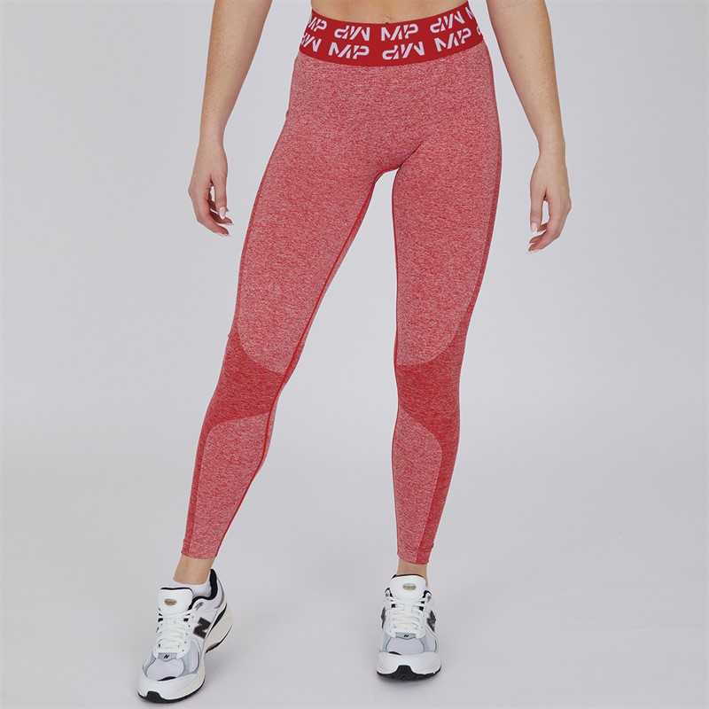 MYPROTEIN Womens Curve Tight Leggings Red