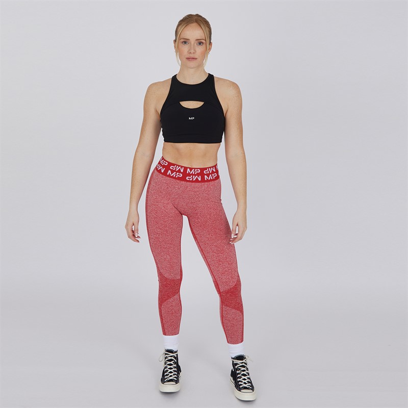 MYPROTEIN Womens Curve Tight Leggings Red