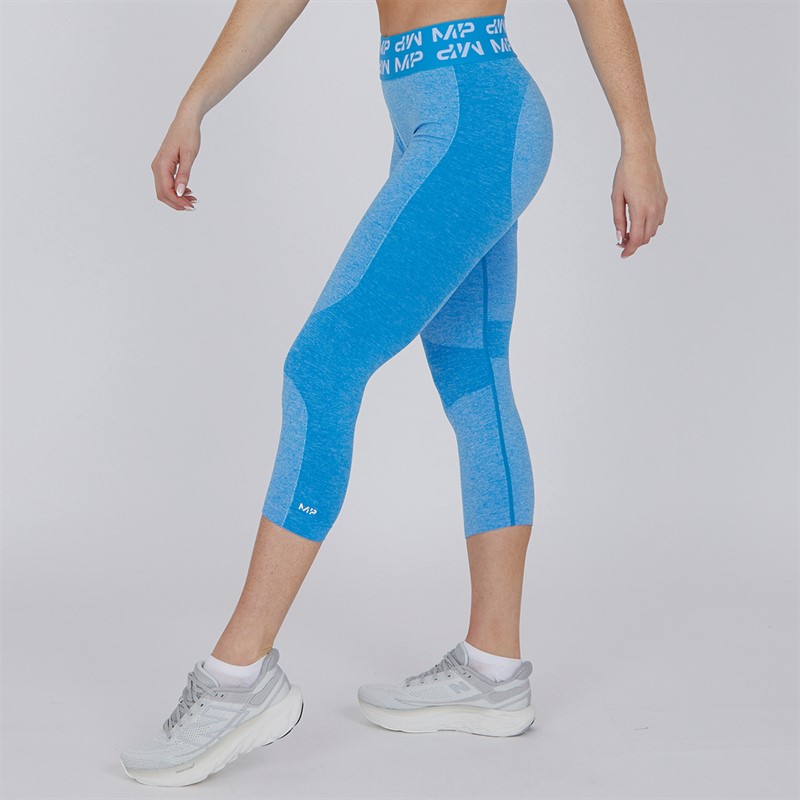 MYPROTEIN Womens Curve 3/4 Tight Leggings Blue