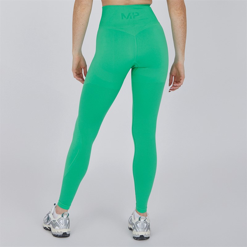 MYPROTEIN Womens Tempo Seamless High Waisted Tight Leggings Bright Mint