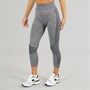 MYPROTEIN Womens Curve High Waisted 3/4 Tight Leggings Grey