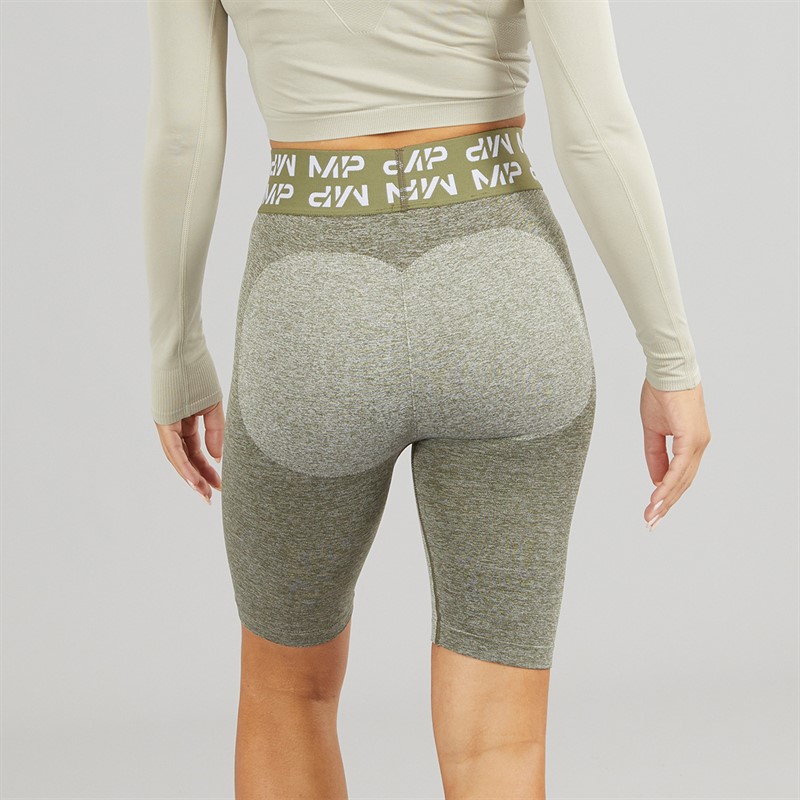 MYPROTEIN Womens Curve Cycling Shorts Green