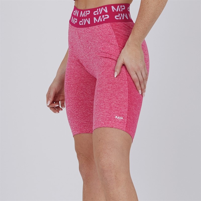 MYPROTEIN Womens High Waisted Cycling Shorts Pink