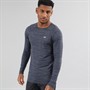MYPROTEIN Mens Performance Long Sleeve Top Black