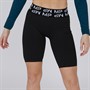 MYPROTEIN Womens High Waisted Cycling Shorts Black