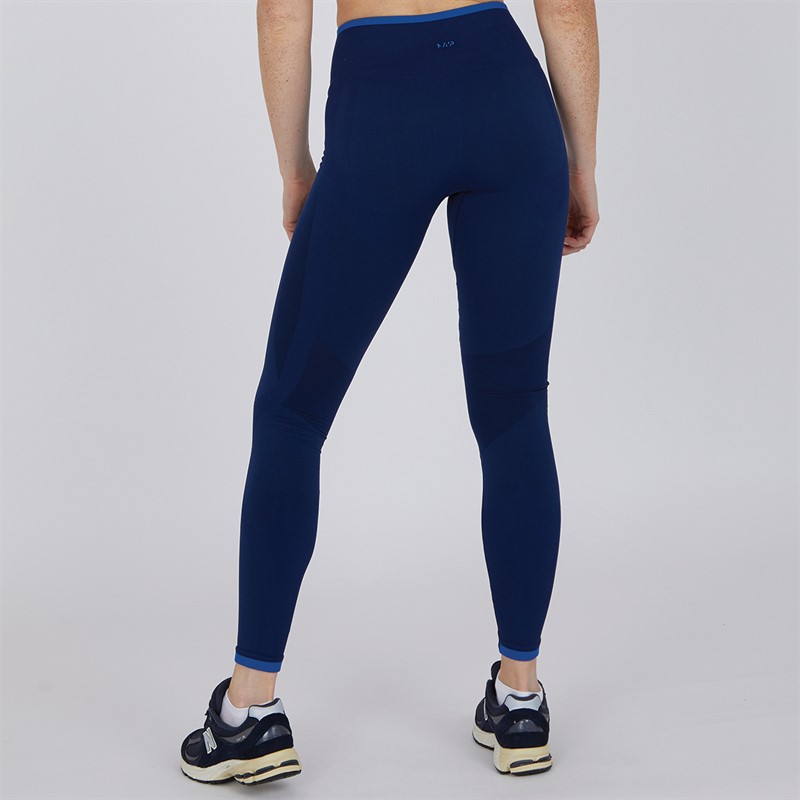 MYPROTEIN Womens Adapt Seamless High Waisted Tight Leggings Blue