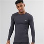 MYPROTEIN Mens Performance Long Sleeve Top Black