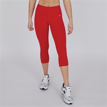 MYPROTEIN Womens Power High Waisted 3/4 Tight Leggings Red