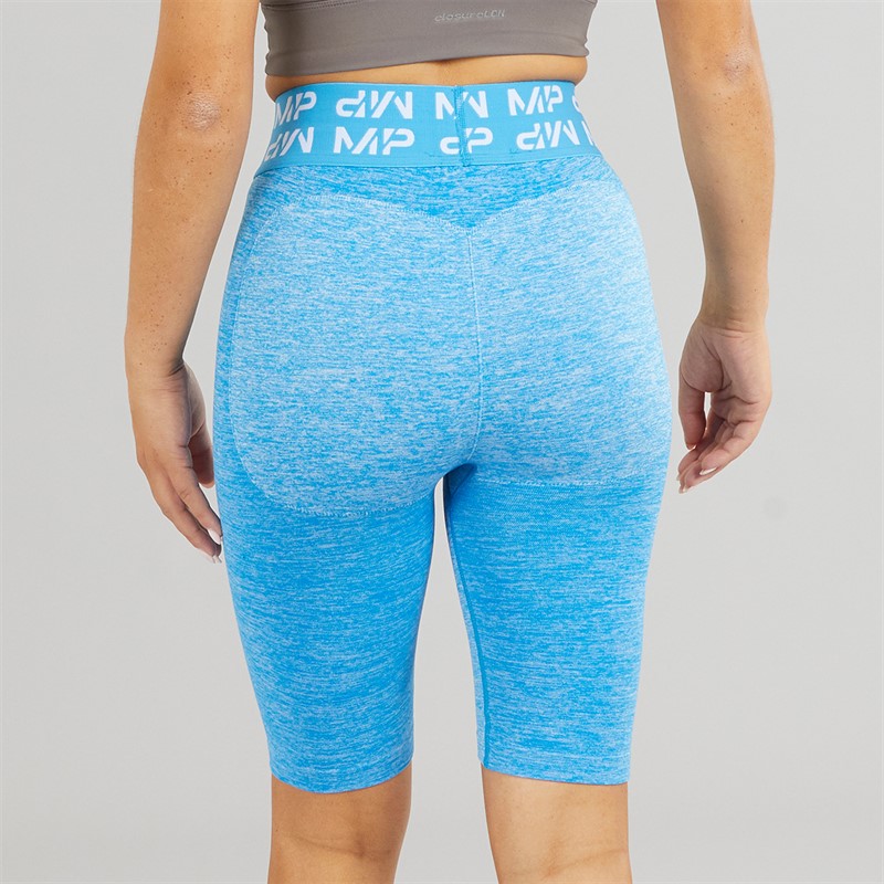 MYPROTEIN Womens Curve Cycling Shorts Blue