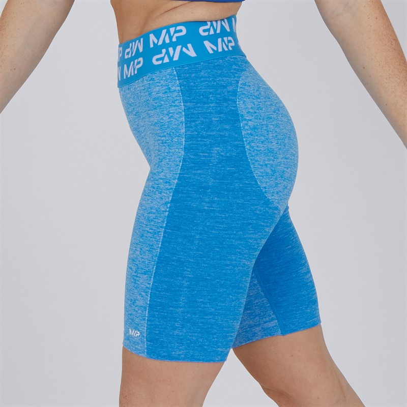 MYPROTEIN Womens Curve Cycling Shorts Blue