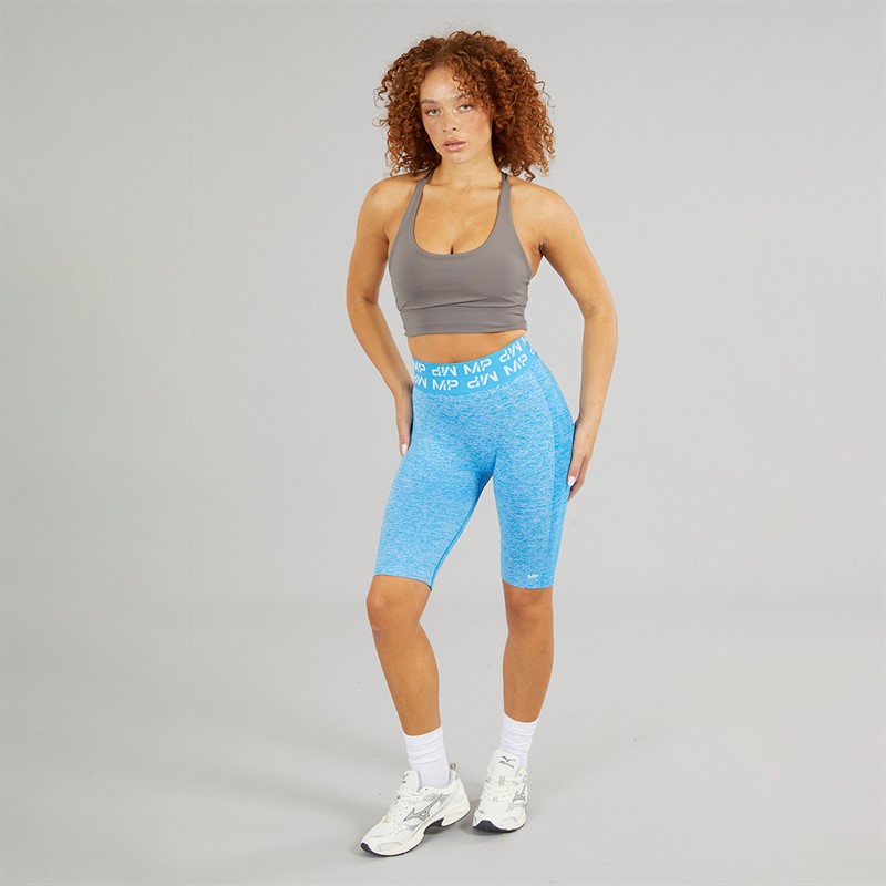 MYPROTEIN Womens Curve Cycling Shorts Blue