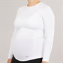 MYPROTEIN Womens Maternity Seamless Long Sleeve Top White