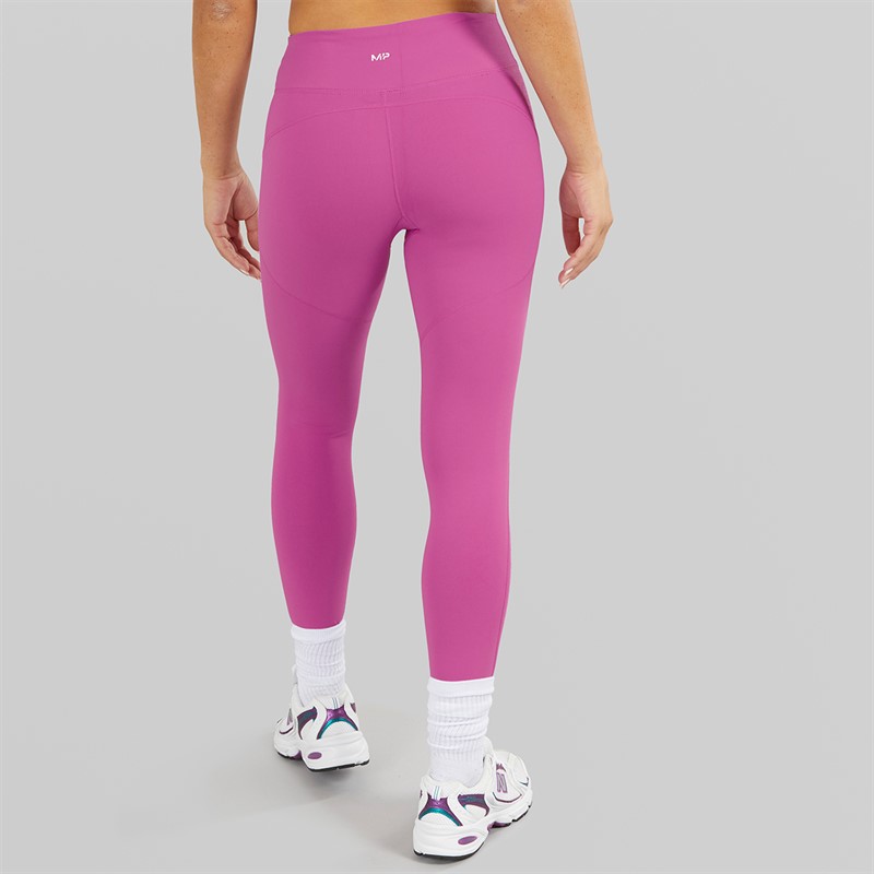 MYPROTEIN Womens Power High Waisted Tight Leggings Purple