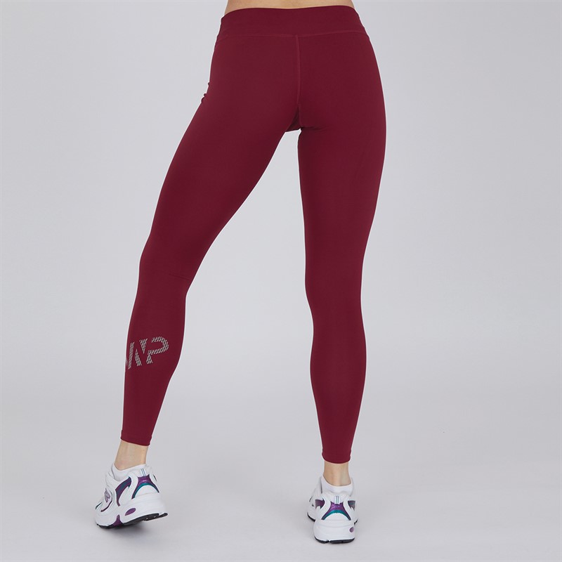 MYPROTEIN Womens Essentials Printed High Waisted Tight Leggings Red