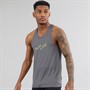MYPROTEIN Mens Graphic Running Tank Carbon