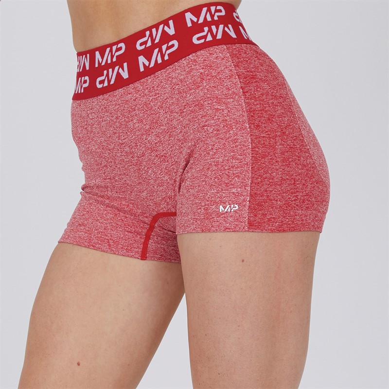 MYPROTEIN Womens Curve Booty Shorts Red