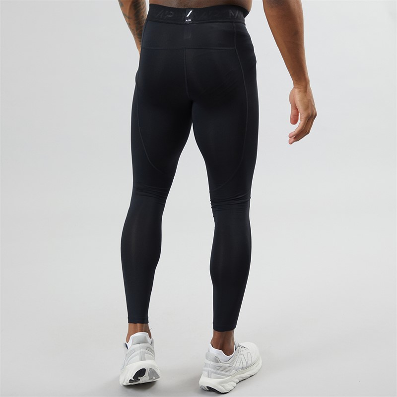 MYPROTEIN Mens Baselayer Tight Leggings Black