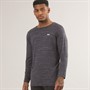 MYPROTEIN Mens Performance Long Sleeve Top Black