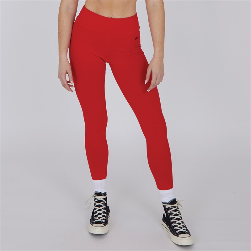 MYPROTEIN Womens Essentials High Waisted Tight Leggings Red