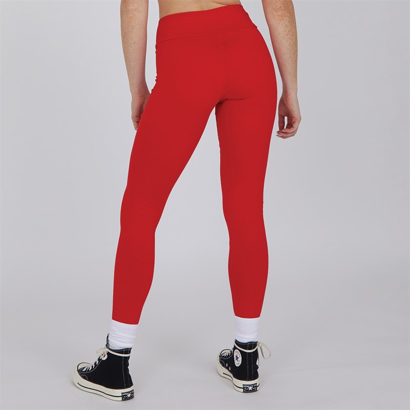 MYPROTEIN Womens Essentials High Waisted Tight Leggings Red