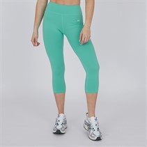 MYPROTEIN Womens Power High Waisted 3/4 Tight Leggings Green
