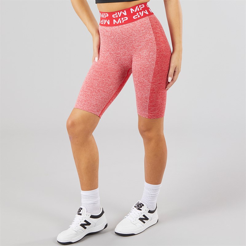 MYPROTEIN Womens Curve Cycling Shorts Red