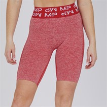 MYPROTEIN Womens Curve Cycling Shorts Red