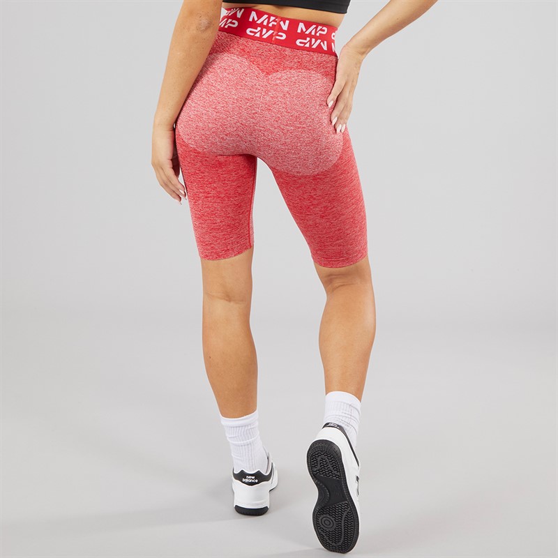 MYPROTEIN Womens Curve Cycling Shorts Red