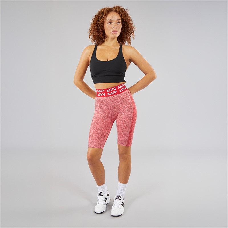 MYPROTEIN Womens Curve Cycling Shorts Red