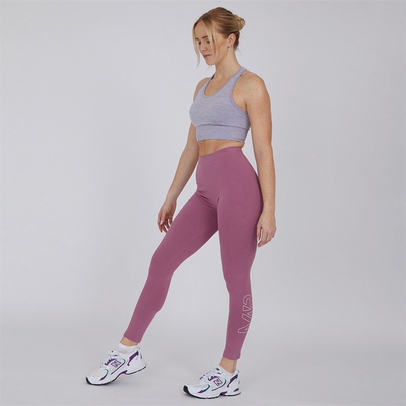 MYPROTEIN Womens Original High Waisted Tight Leggings Purple