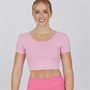 MYPROTEIN Womens Composure Seamless Cropped Top Pink