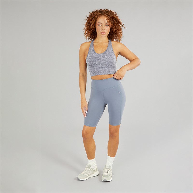 MYPROTEIN Womens Power High Waisted Cycling Shorts Grey