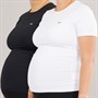 MYPROTEIN Womens Power Maternity Two Pack Tops Black