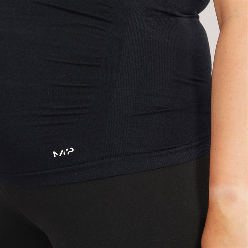 MYPROTEIN Womens Maternity Seamless Vest Black