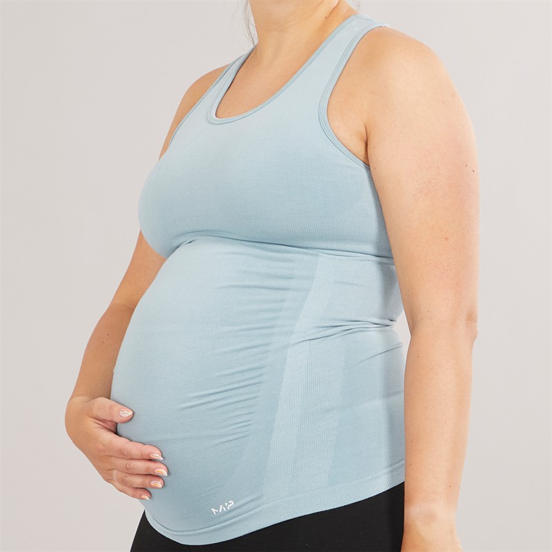 MYPROTEIN Womens Maternity Seamless Vest Blue - Size XS
