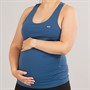 MYPROTEIN Womens Power Maternity Vest Blue