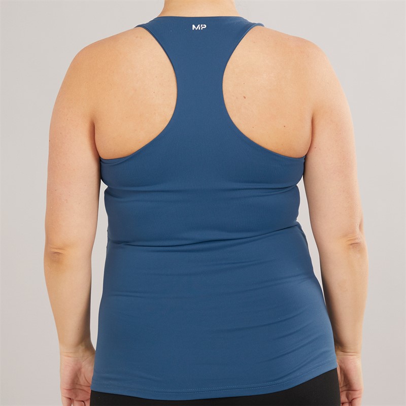 MYPROTEIN Womens Power Maternity Vest Blue