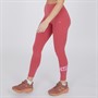 MYPROTEIN Womens Chalk Graphic High Waisted Tight Leggings Red