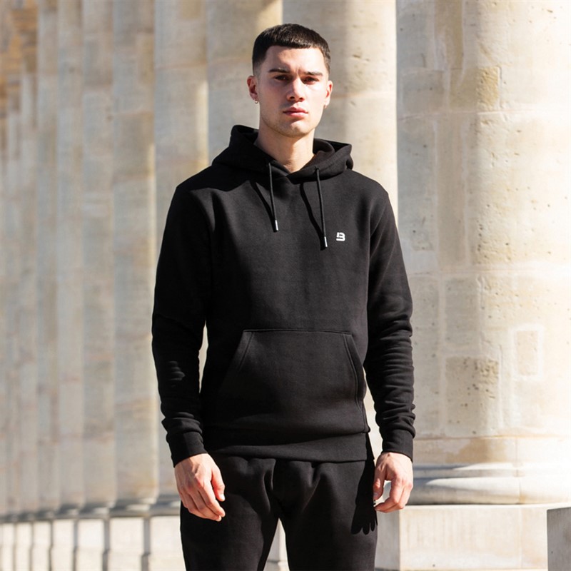 Bee Inspired Mens Signature Hoodie Black