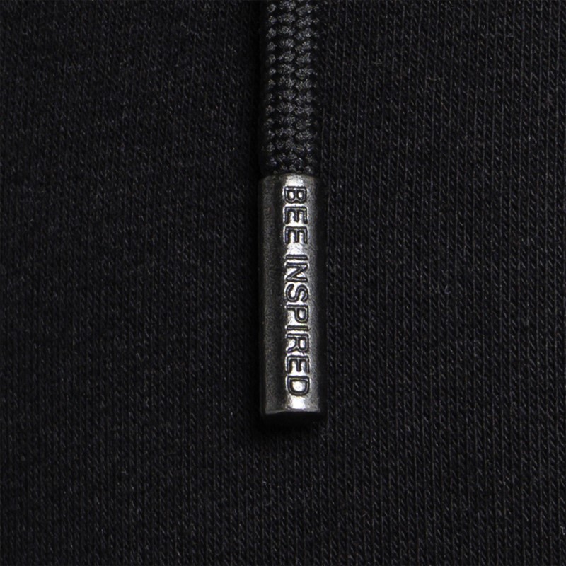 Bee Inspired Mens Signature Hoodie Black